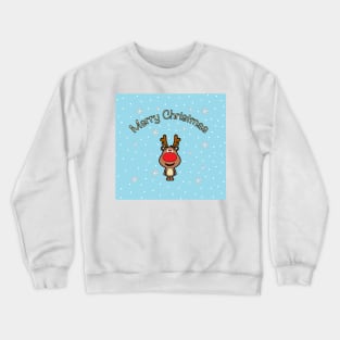 Rudolph the Red-Nosed Reindeer Merry Christmas - Santa Claus Crewneck Sweatshirt